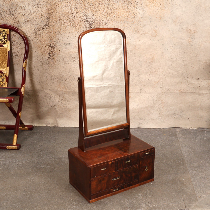 昭和レトロ鏡台 Japanese Showa Mirror｜昭和レトロ鏡台 Japanese